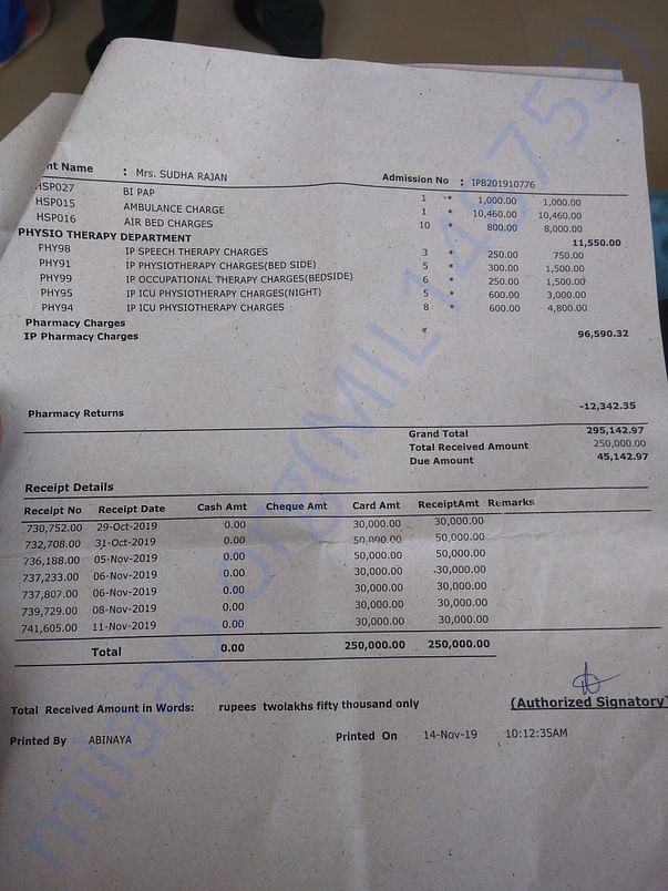 Bill final page
