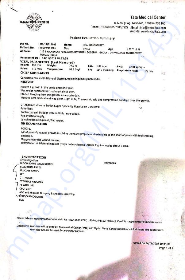 Medical report