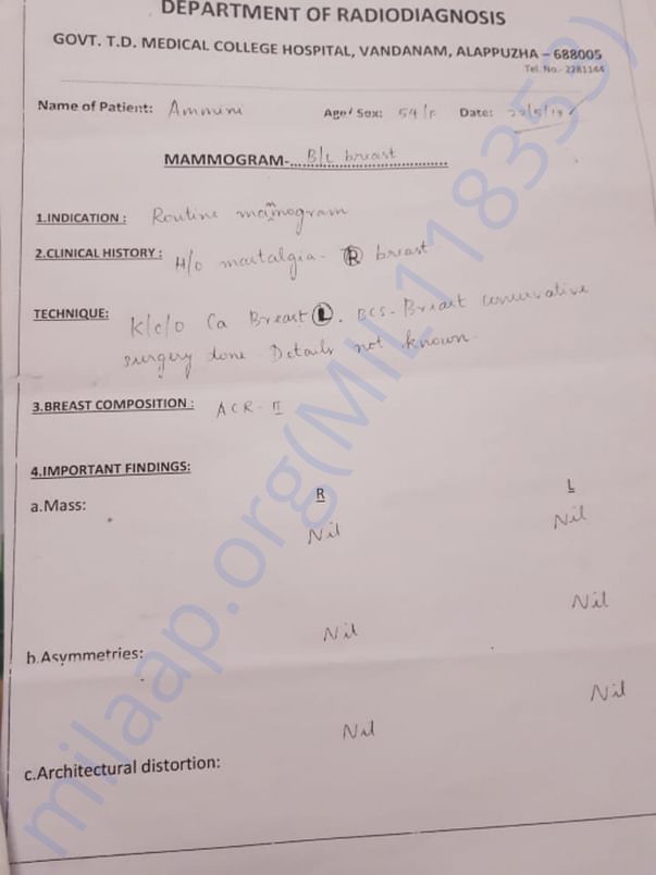 Hospital prescription