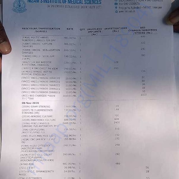 Medical Bill