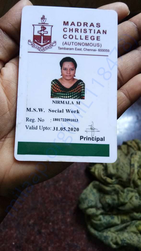 This is My college ID card