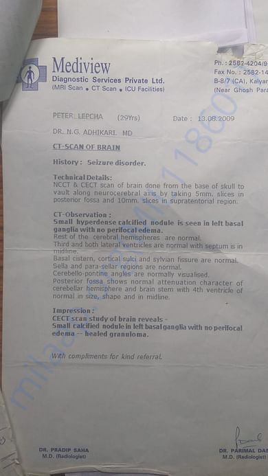 medical report