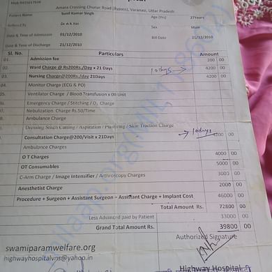 Medical Bill