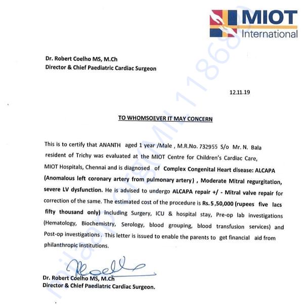 Estimation Letter