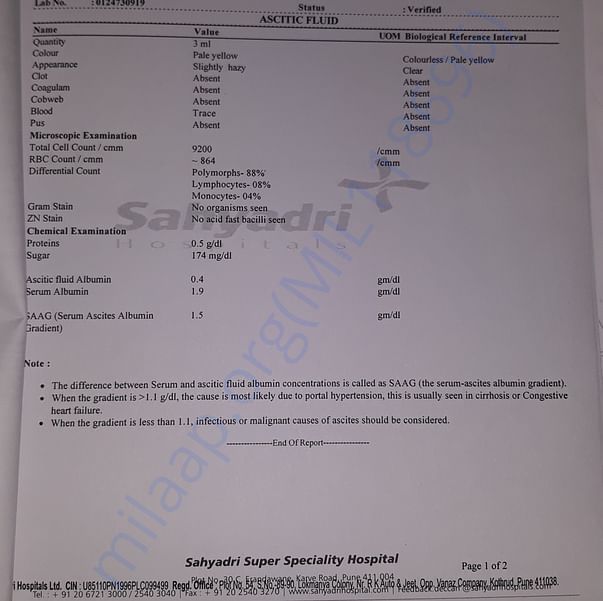 Medical Report