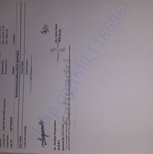 Medical Report