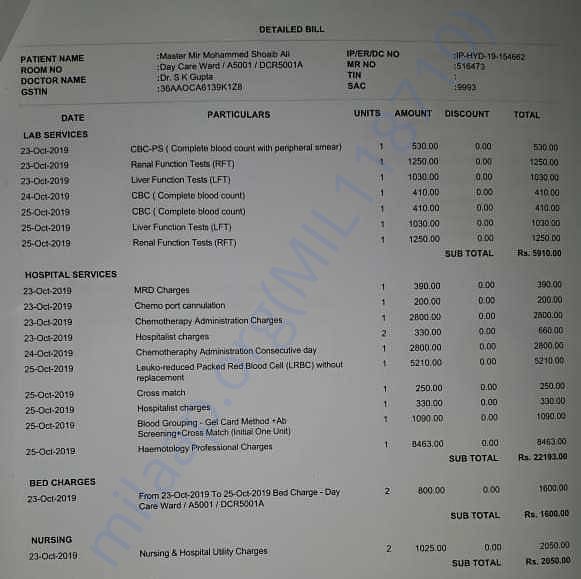 Medical Bill