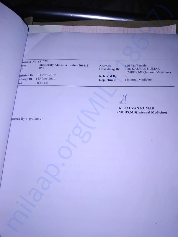 medical report