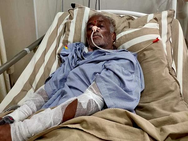 Nanjunde Is Struggling With Brain Stroke And Lungs Issue. Help Him
