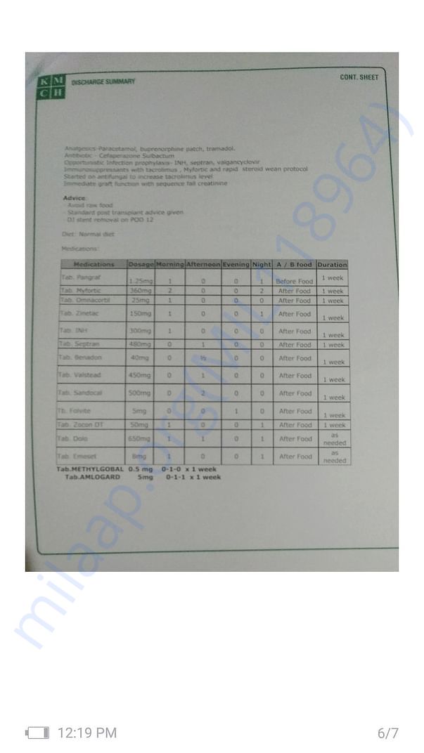 Hospital bills