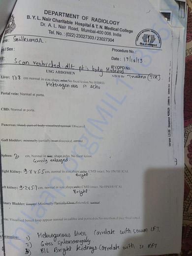 medical report