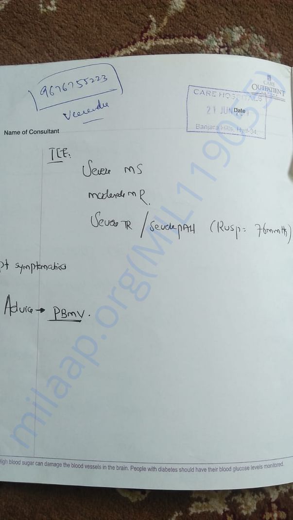 medical report