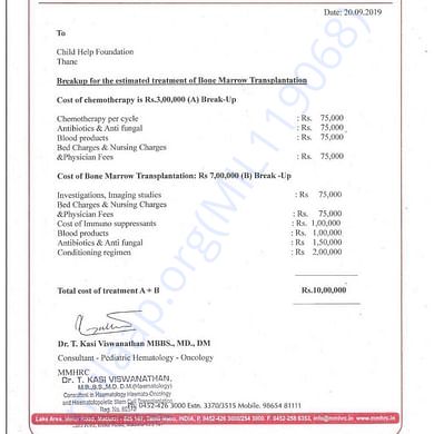 Medical Bill
