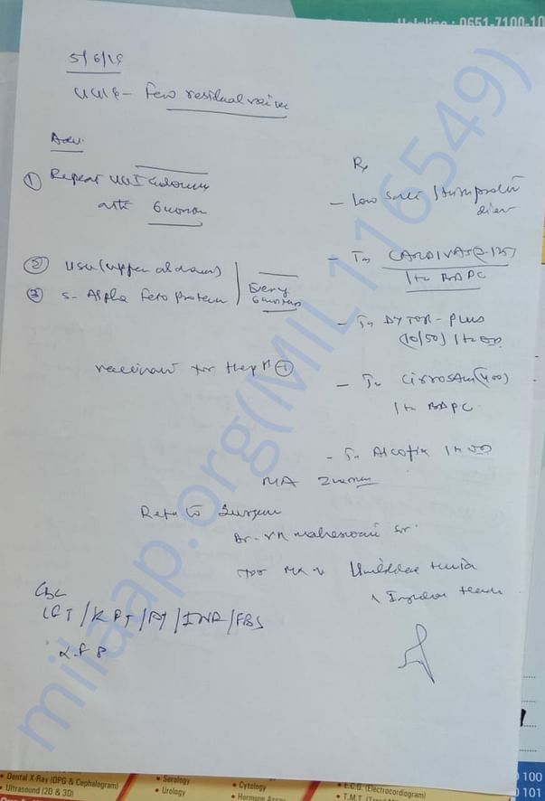 Treating Dr Notes 2