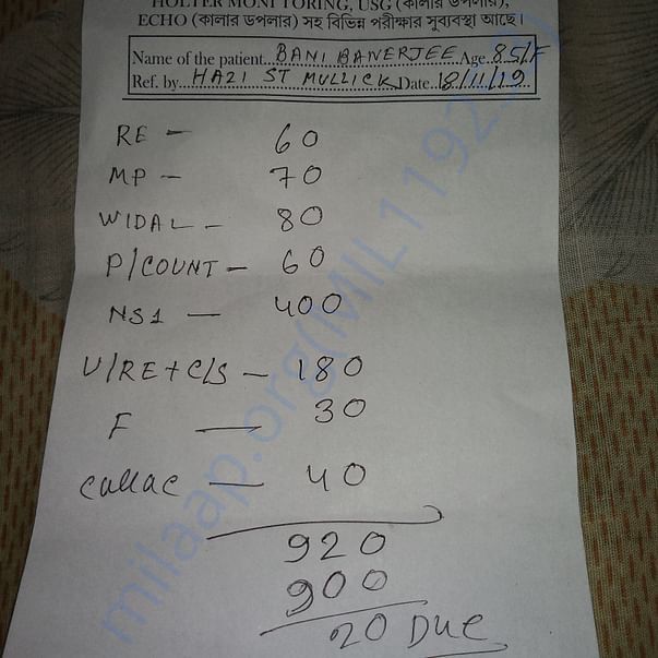 Pathology center bill