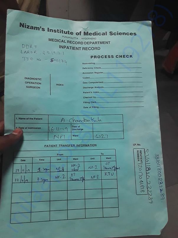 Inpatient report