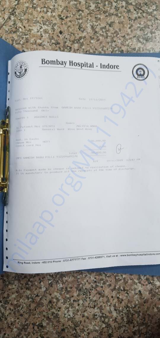 Payment bill
