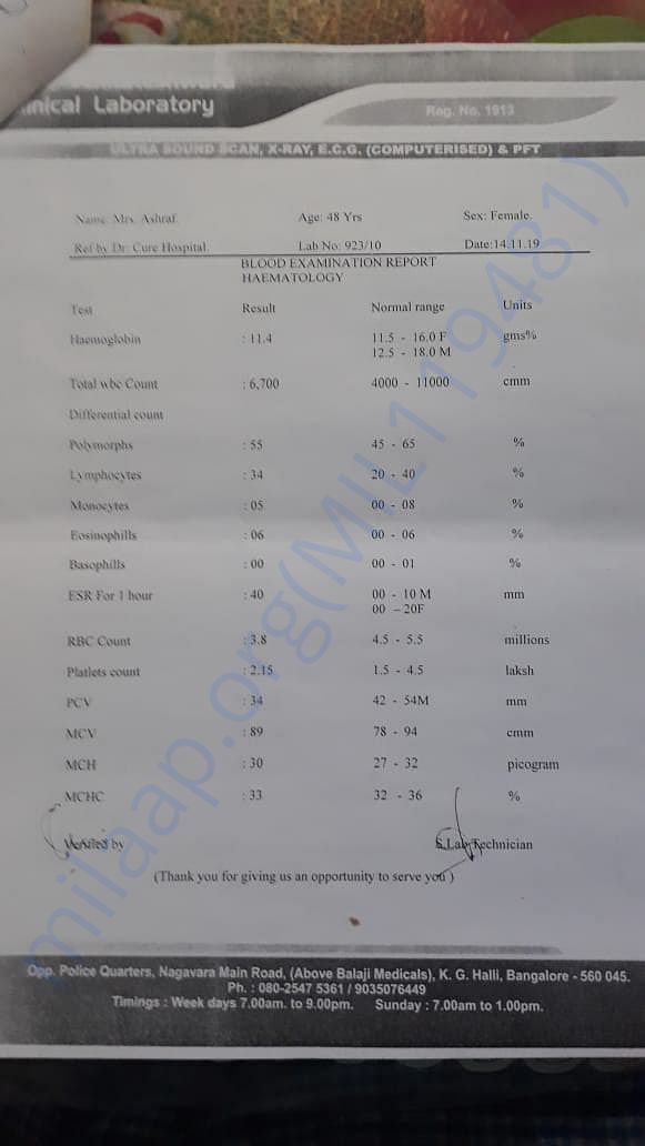 medical report
