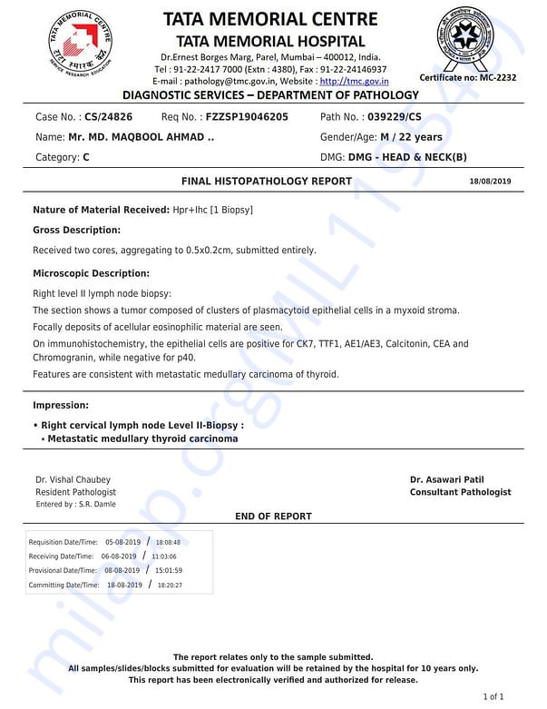 Medical Report