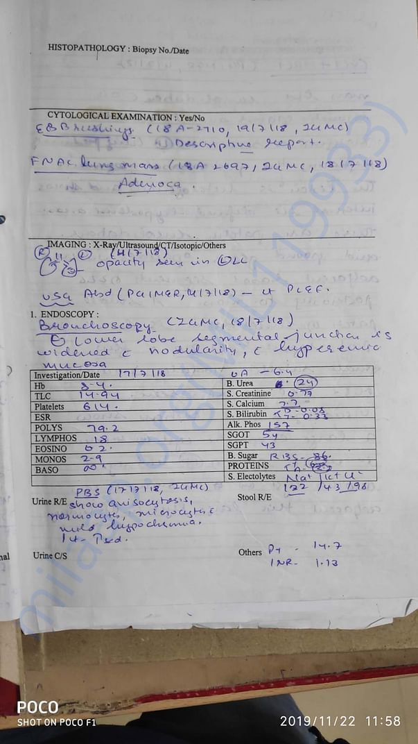 medical report