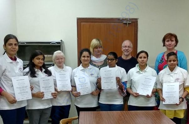 1st Batch of Medical Tactile Examiners with Dr Frank Hoffman & Team