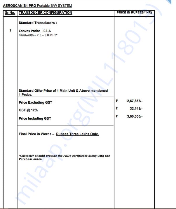 estimate letter