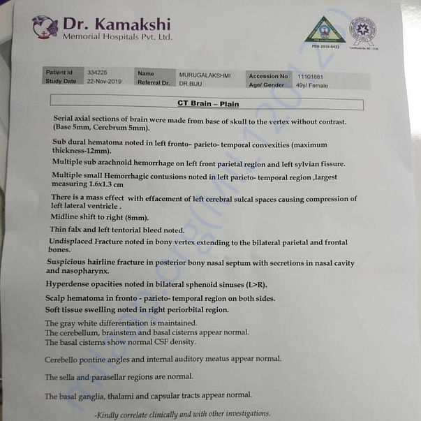 Medical Report