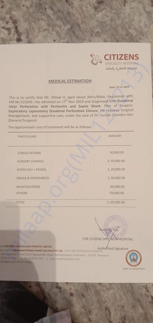 Medical Estimate