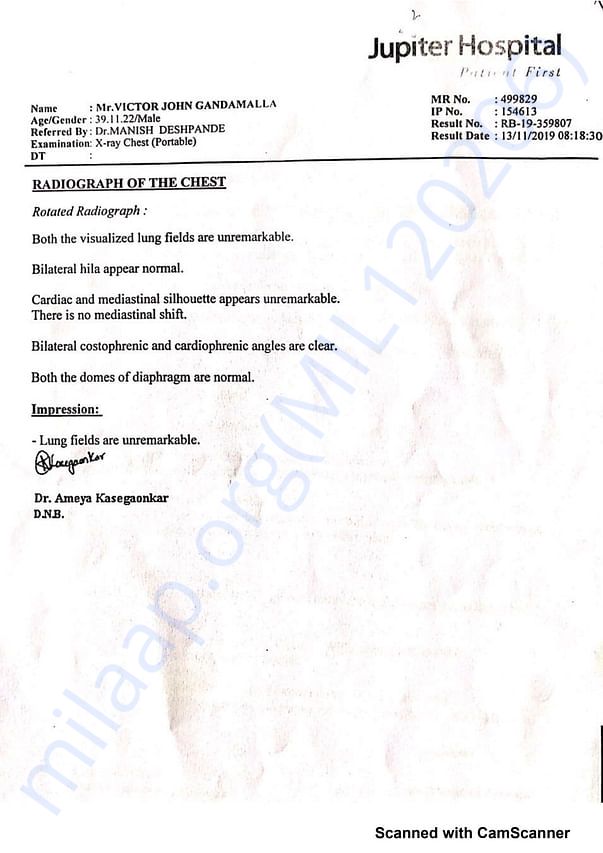 Medical Report