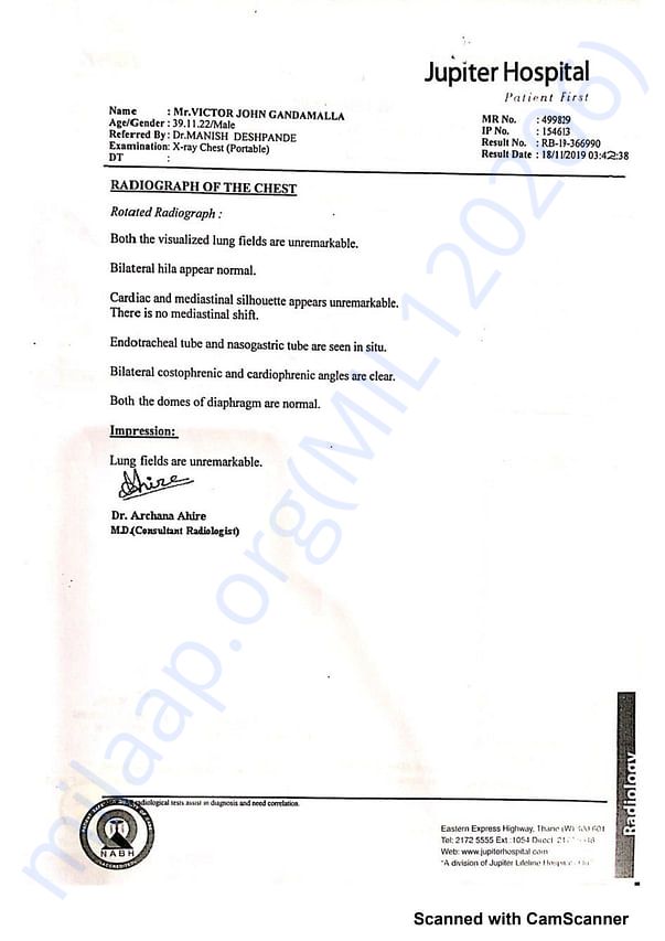 Medical Report