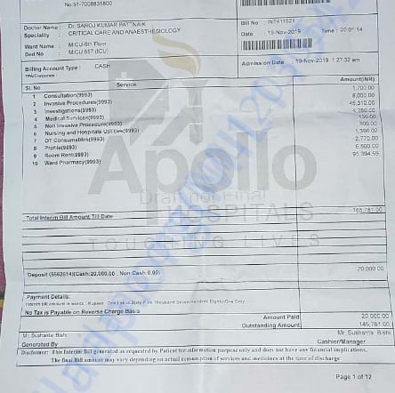 Medical Bill