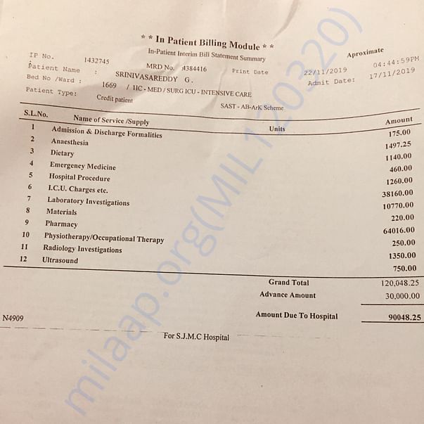 Medical Bill