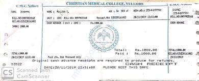 Hospital prescription