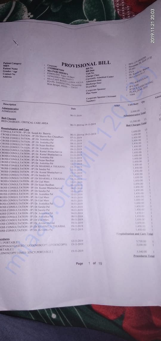 Provisional bill