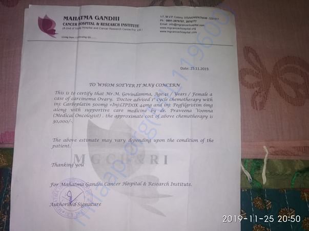 Doctor Reference letter of the patient