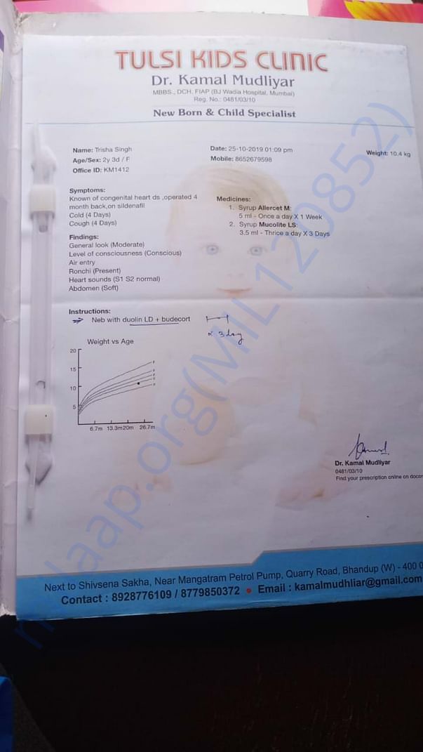 Hospital prescription
