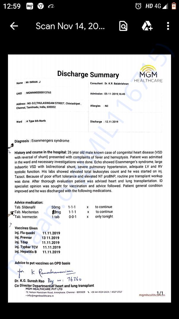 Medical Report