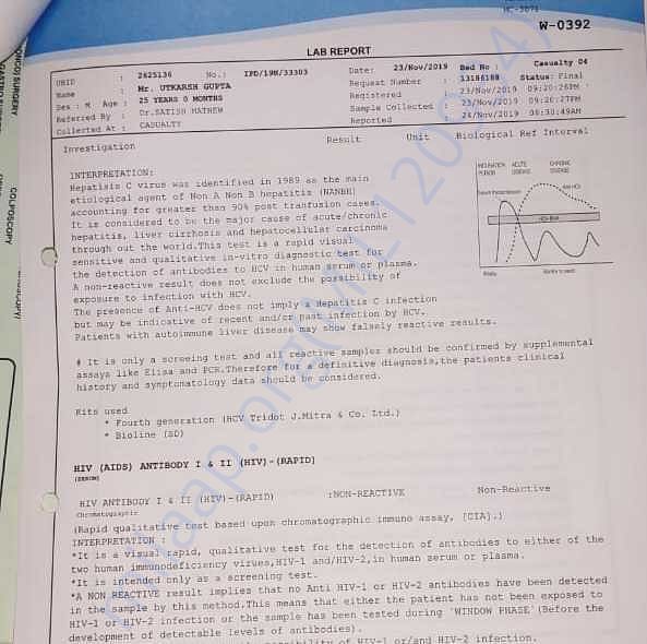 Medical Report