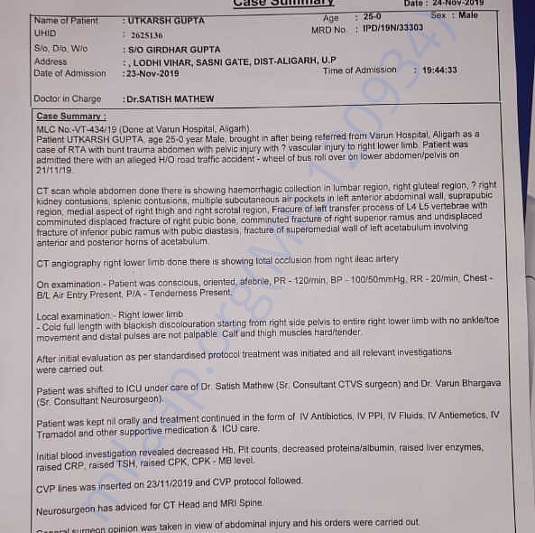 Medical Report