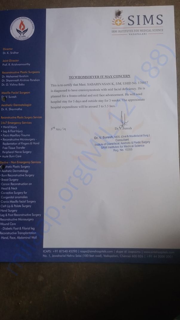Estimation letter