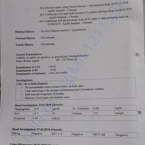 Medical Report