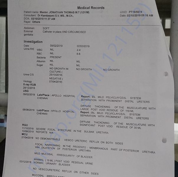 Medical Report