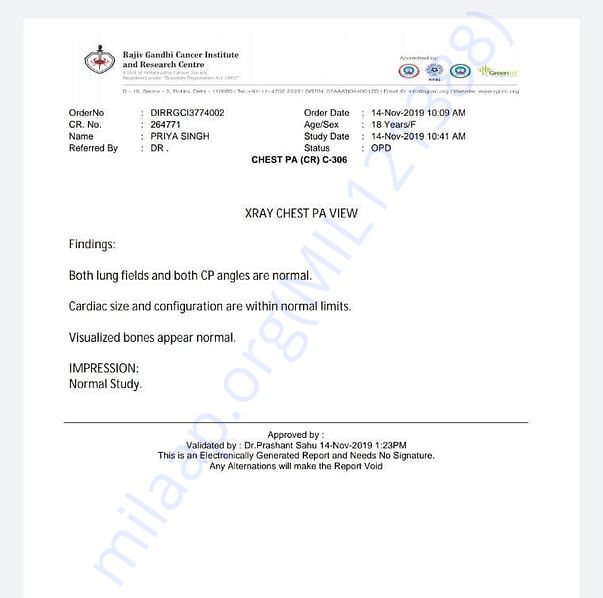 Medical Report