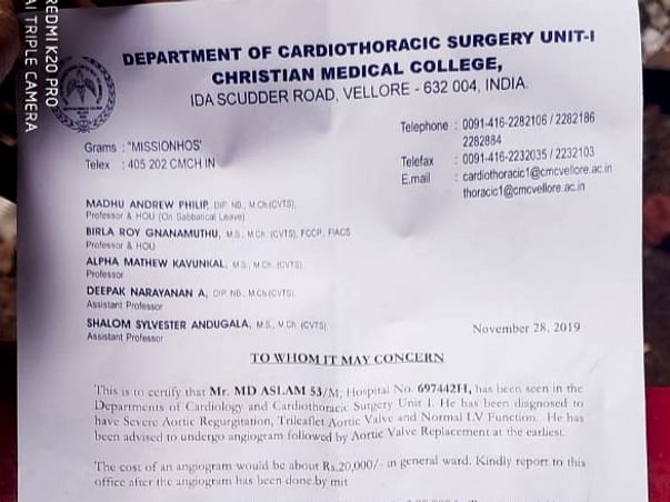 Help me to undergo heart operation