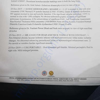 Medical Report