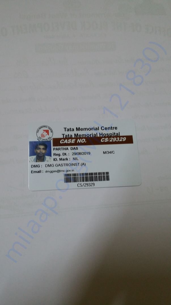 CASE FILE SMART CARD ON TATA MEMORIAL HOSPITAL