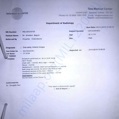 Medical Report