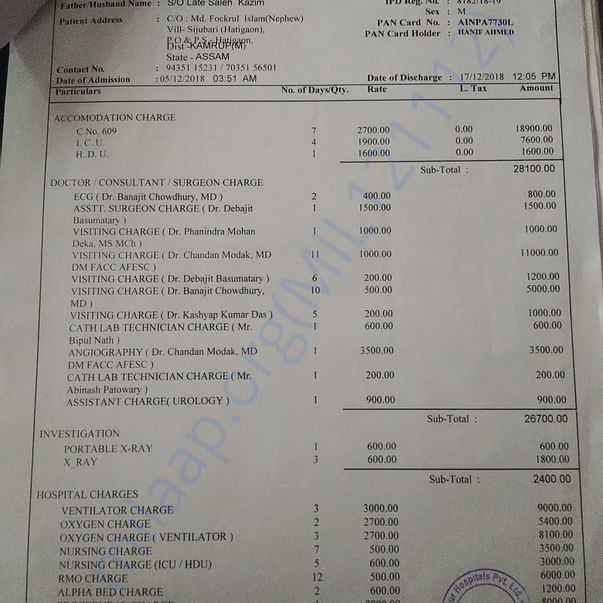 Medical Bill