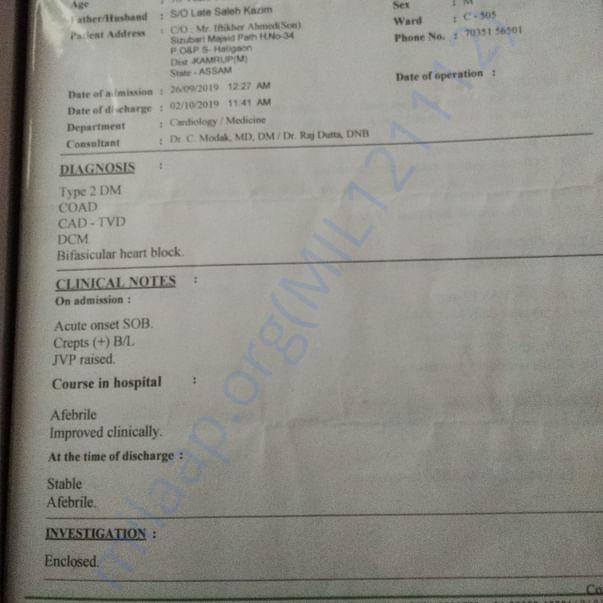 Medical Report