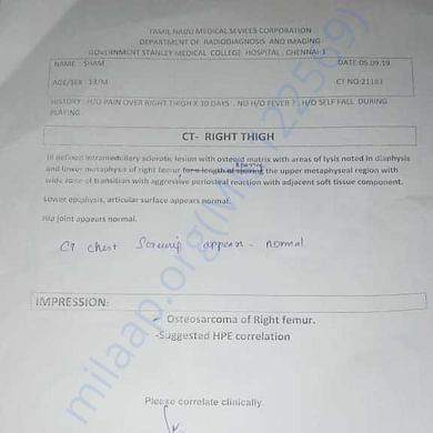 Medical Report